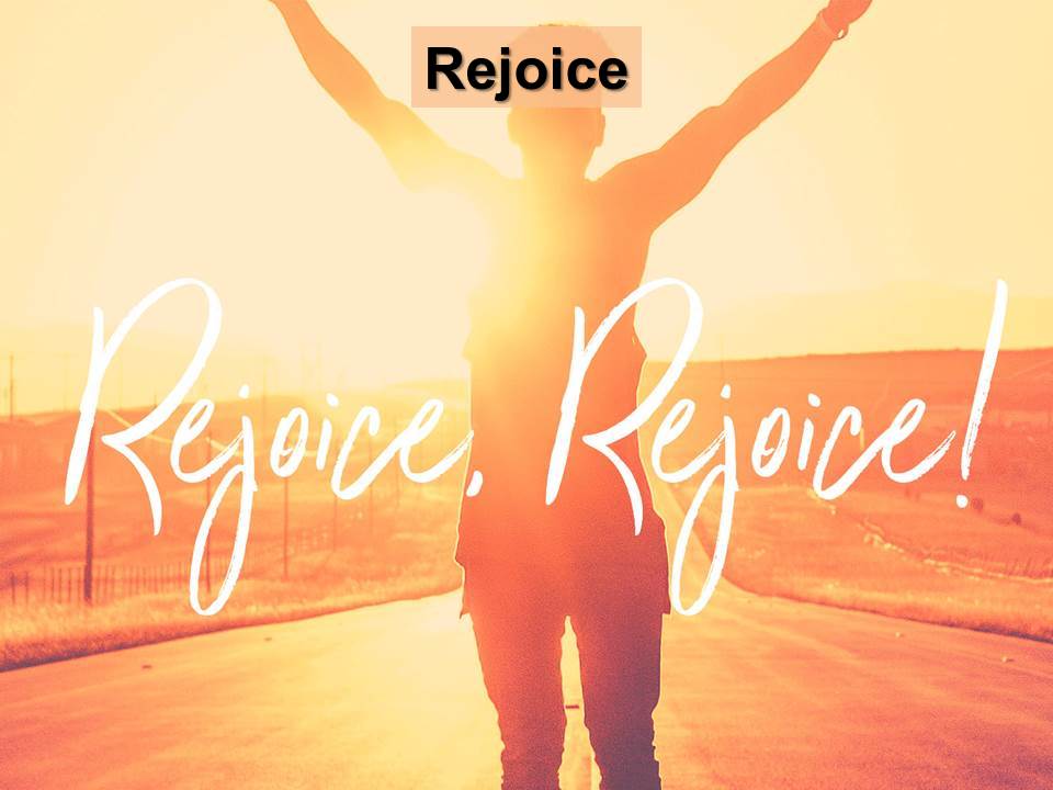 Rejoice: the 10 minute message